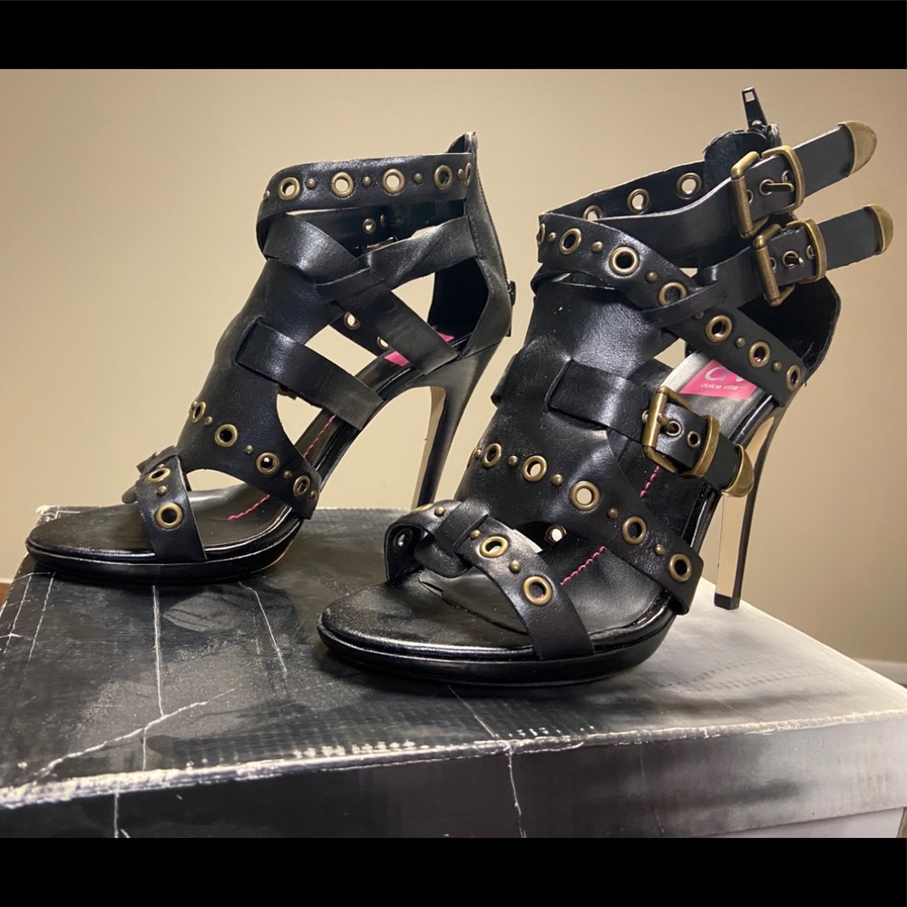 strappy dole vita heels